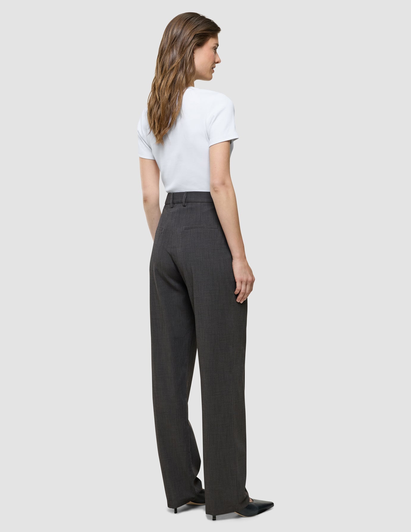 Women Nara Pants Straight Cool Brown